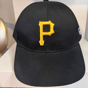 MLB Pittsburgh‎ Pirates Team Baseball Cap Black Yellow Official Licensed